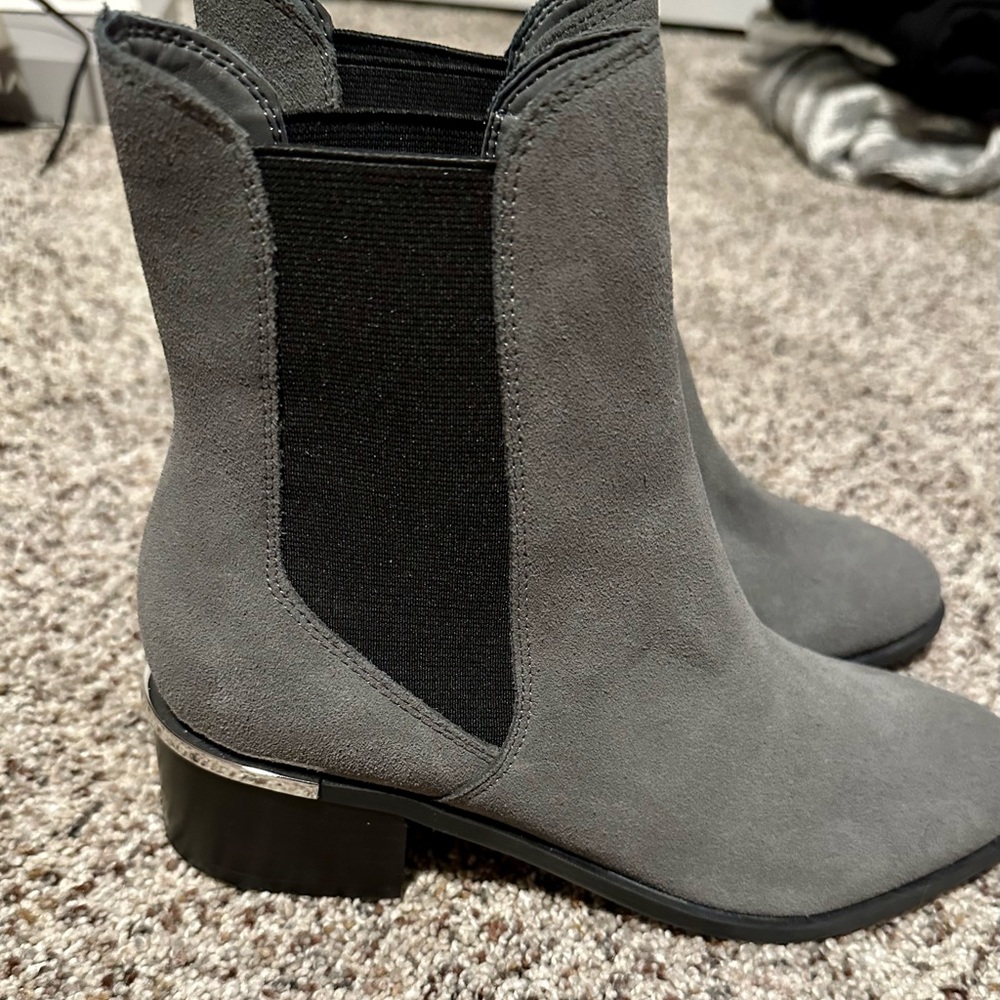 Grey Calvin Klein Booties